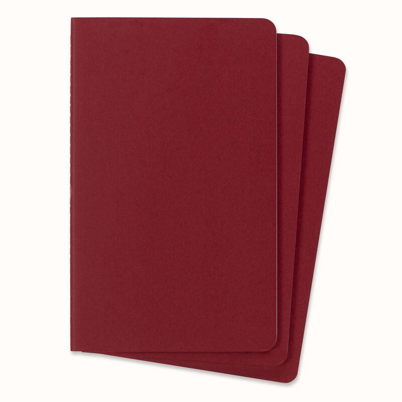 Moleskine Cahier Journals Large Ruled Cranb.Red image number 1